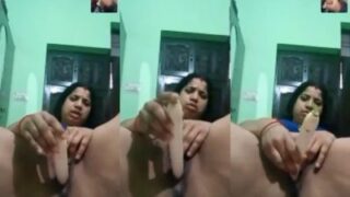 Video Panas Wanita India Selatan Memuaskan Diri Dengan Lobak Bikin Heboh