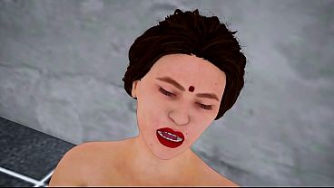 Tante India Mengoceh Kesakitan Saat Temannya Keluar, Seks Hindi Kotor