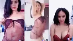 Kimaya Agata Pamer Body Seksi Pakai Lingerie Tembus Pandang, Bikin Ngiler.