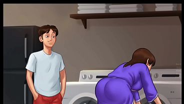 Malam Musim Panas Penuh Rahasia [v21.0.0] | Ibu Tiri Diam-diam Ngintipin (18+) | Novel Visual Panas Buat Dewasa