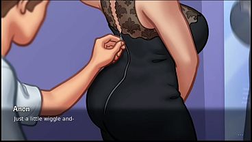 Ibu Tiri Mengakhiri Pembicaraan Dengan Satu Senyum Genit (18+)