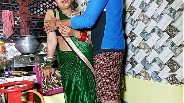 Bhabhiji Daba Di Kitchen Mein Jab Ghar Tha Khaali, Awaz Real Hindi Mein Sexy