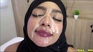 Cewek Hijab Abg Digenjot Keras Sampe Banjir Mani