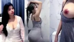 Aulmii Pargoy Live Mandi, Basah Kuyup Bikin Greget.