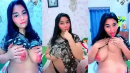 Tante Indo Nakal, Lidahnya Main Ke Uting Sampai Basah Kuyup.