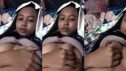 Ukhti Ain Ayuni, Jilbabnya Basah Kuyup, 10 Detik Bikin Ngaceng