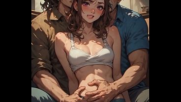 Ayah Tiri Sama Temennya Ngewein Anak Tiri, Suara Ai Cowok, Hot Banget