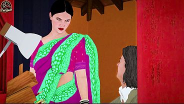 Desi Indian Bhabhi Binal Godain Penyewa Muda Buat Ngewe Nafsu